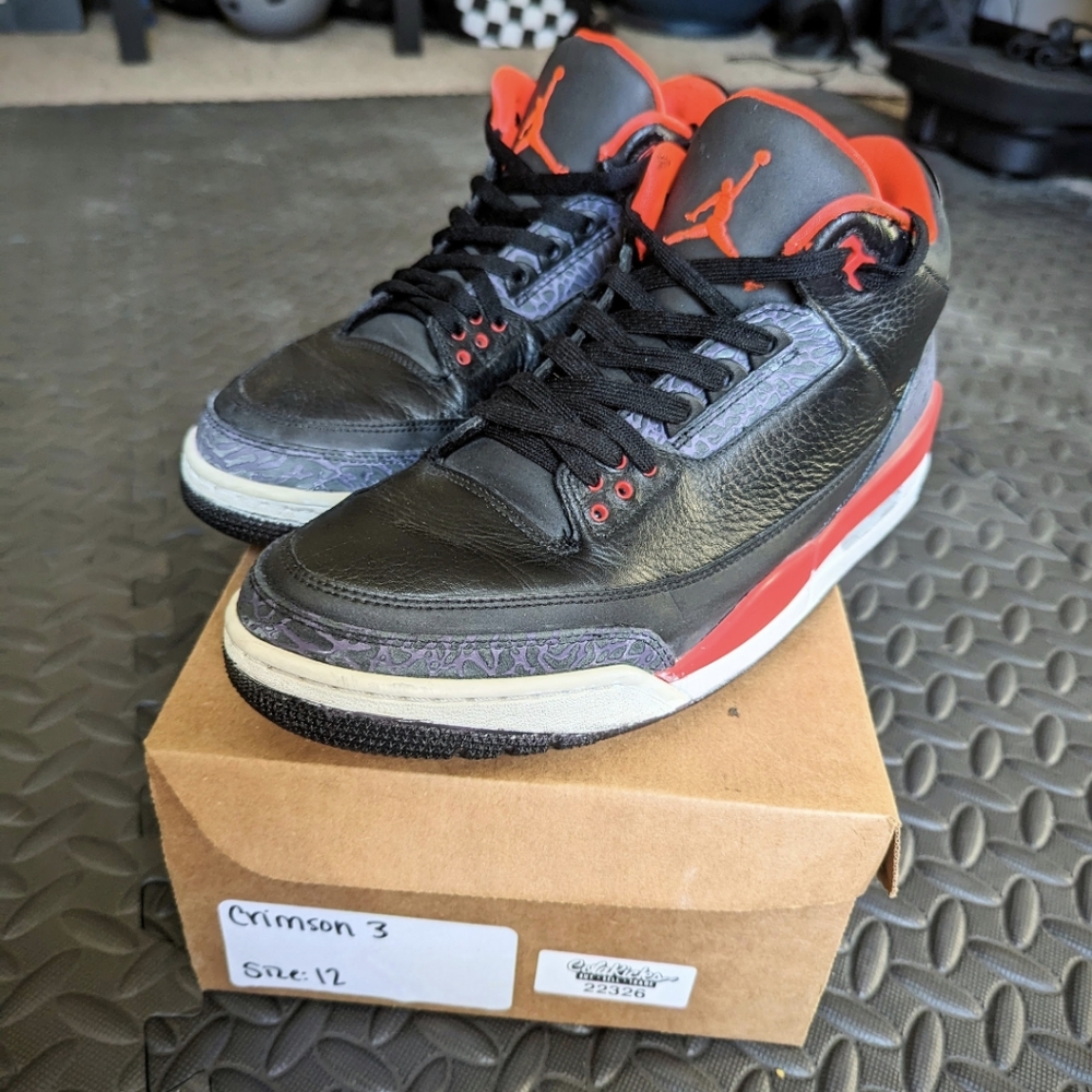 Jordan 3 retro crimson